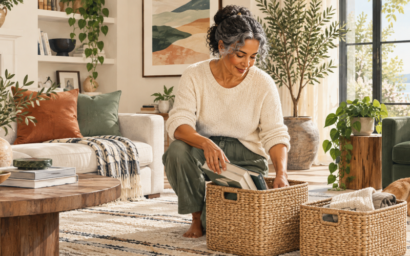 Decluttering After 40: A Calm Room-by-Room Plan for a Lighter Home