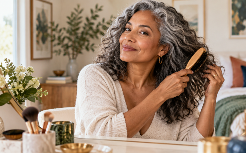 Hair Care After 40: A Simple Weekly Routine for Shine, Volume, and Confidence